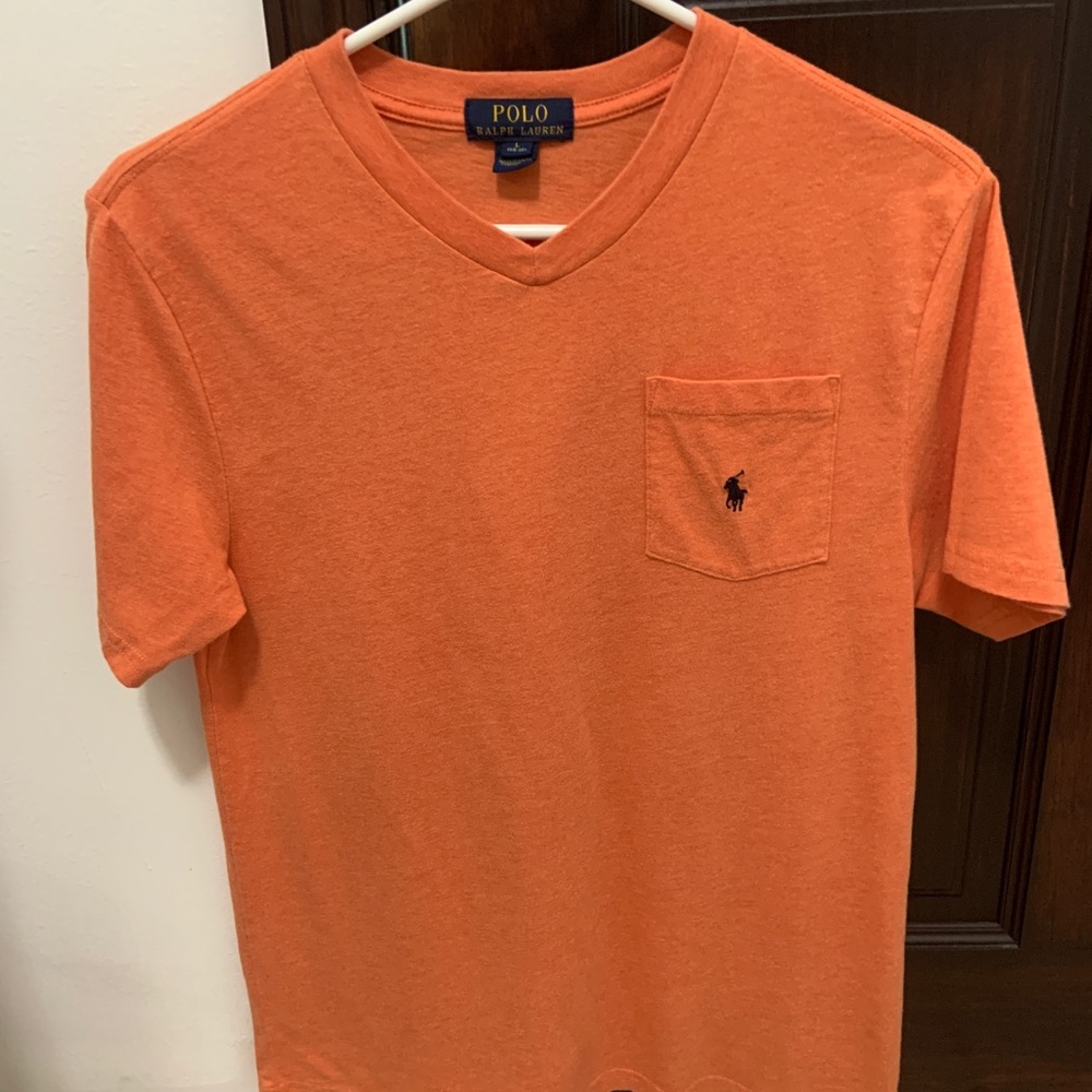 Orange Polo T-Shirt, Boys L.